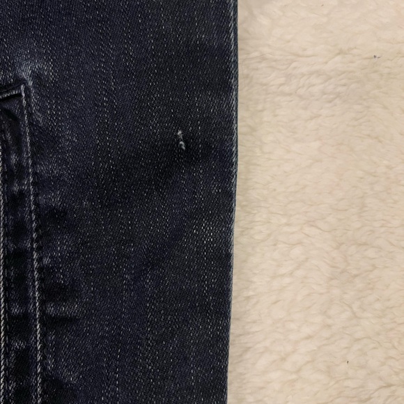 Hudson Chimera Zipper Ankle Super Skinny Jeans - Dark Wash - Size 28 - Picture 9 of 9